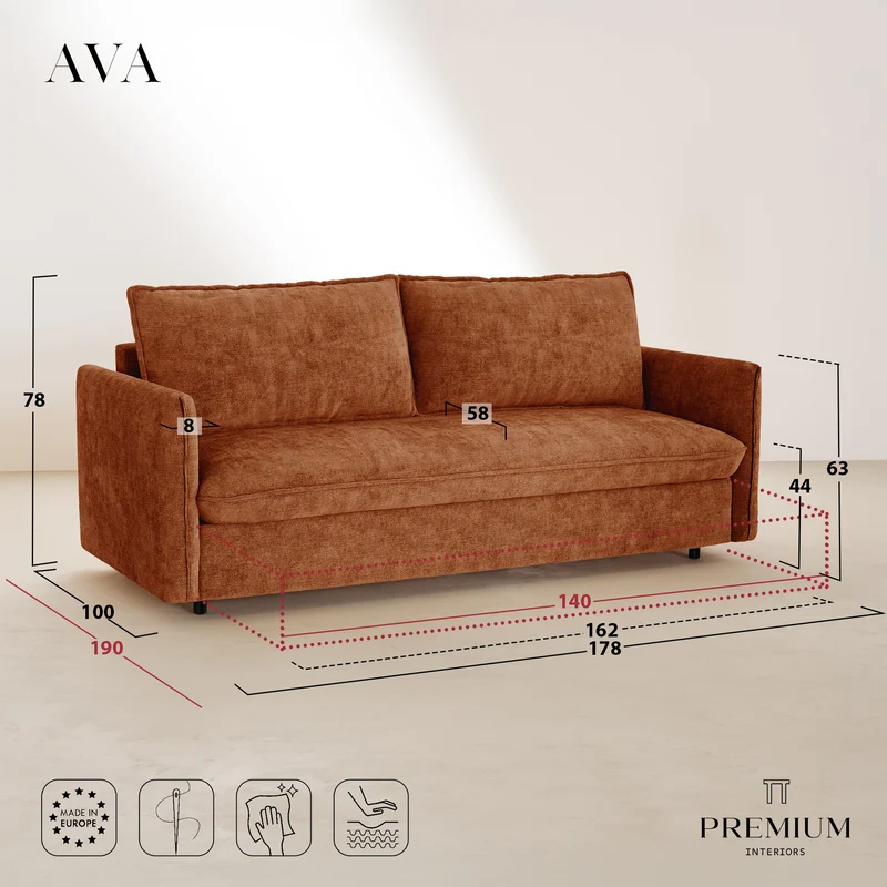 AVA convertible 2 places