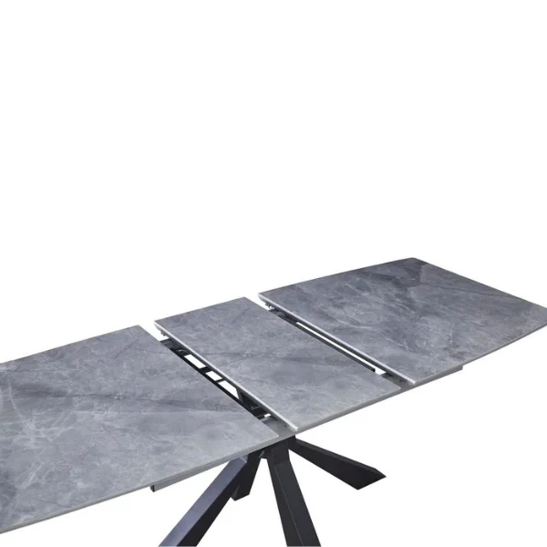 Table à manger - Extensible - Effet marbre - Bianca
