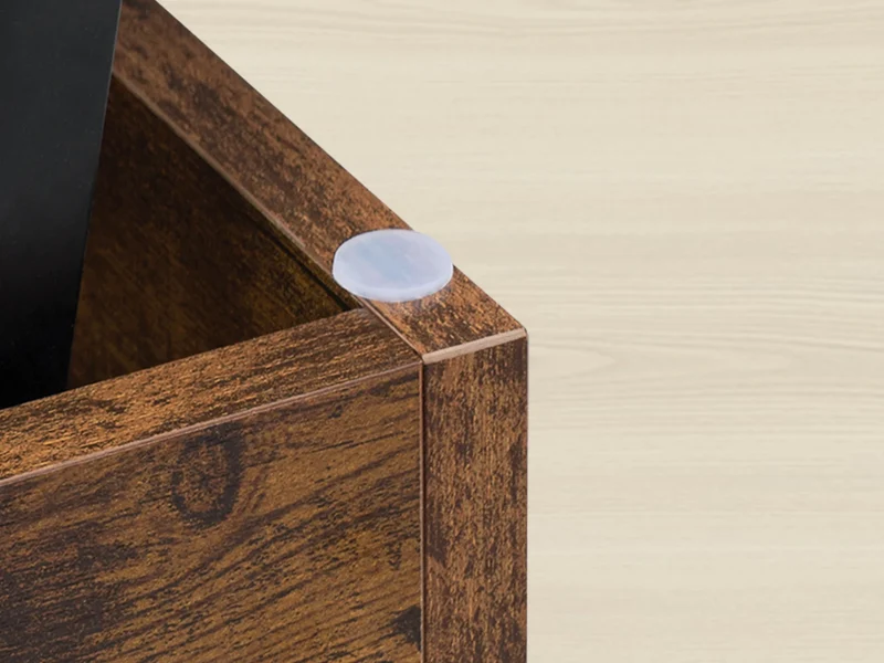 Table basse extensible Raphaël — hauteur ajustable, bois rustique