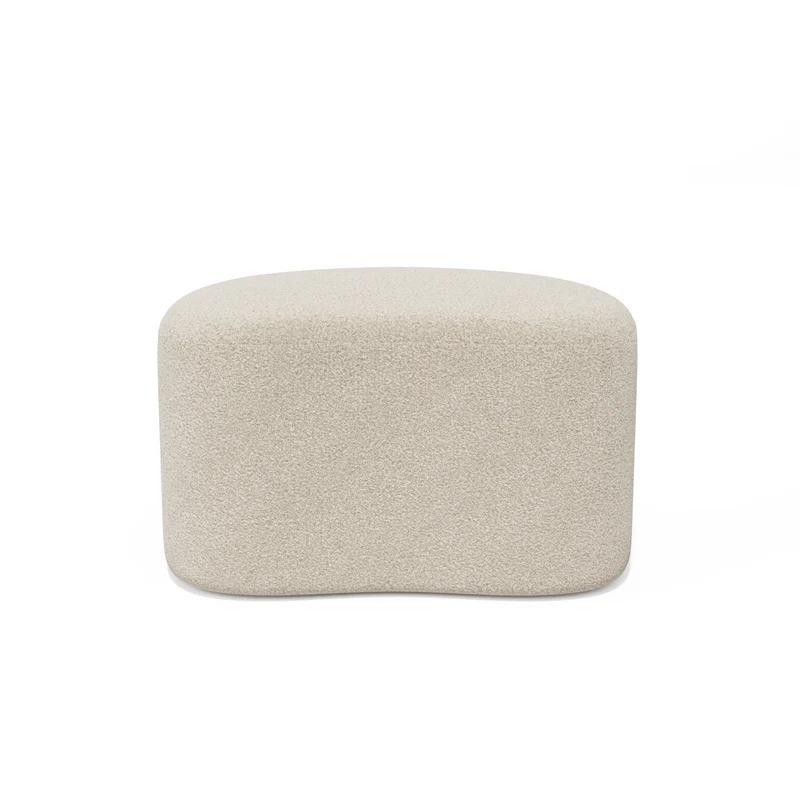 Pouf DUNE 60cm tissu bouclette