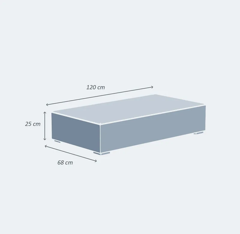 Table basse de jardin rectangulaire Palma