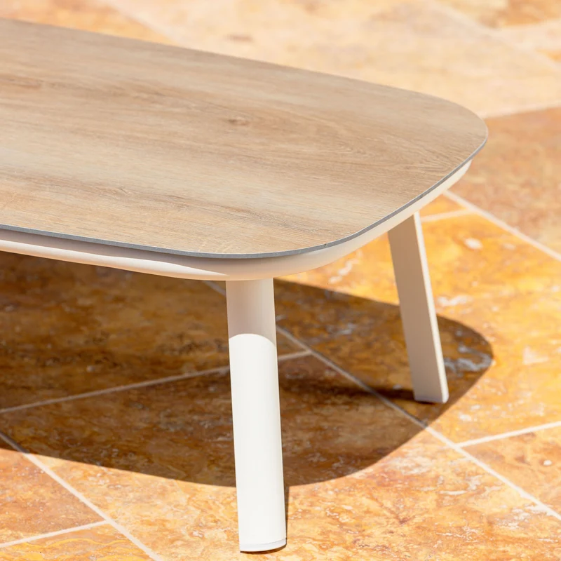 Table basse de jardin carrée Amalfi 60x60cm