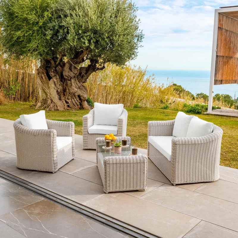 Coussins de remplacement pour salon de jardin Calvi 5 places