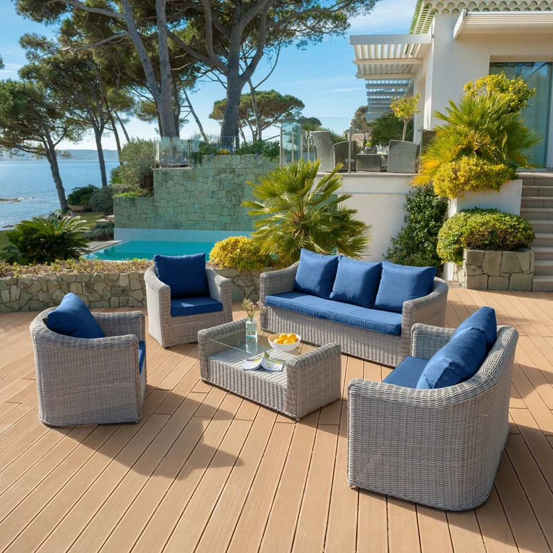 Coussins de remplacement pour salon de jardin Calvi 5 places