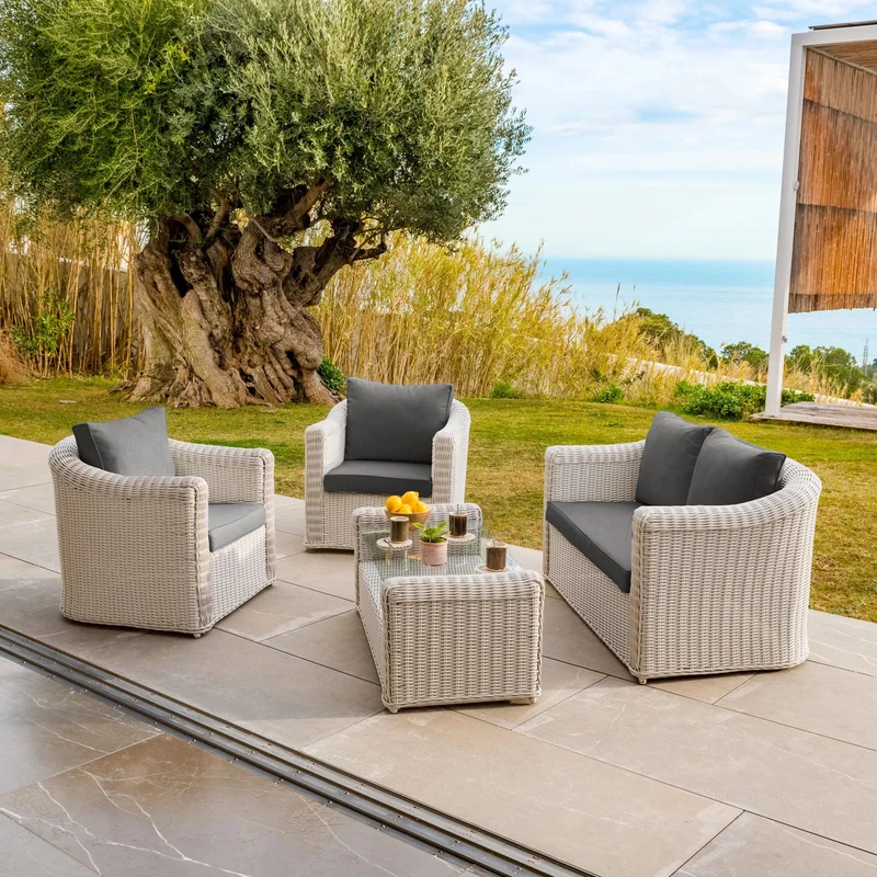 Coussins de remplacement pour salon de jardin Calvi 5 places