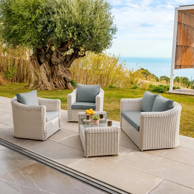 Coussins de remplacement pour salon de jardin Calvi 5 places