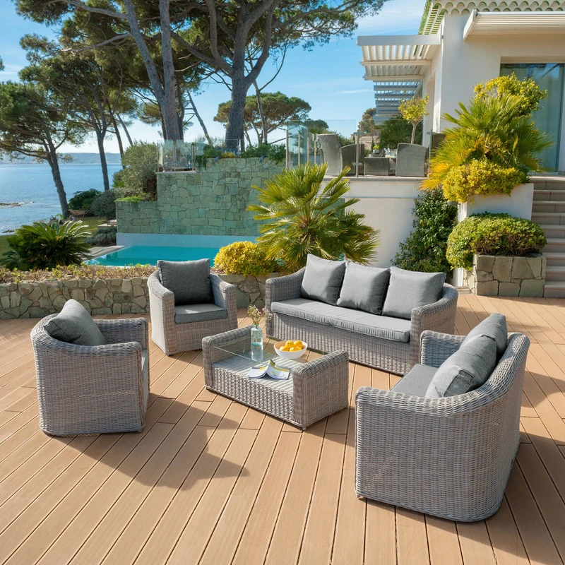 Coussins de remplacement pour salon de jardin Calvi 5 places