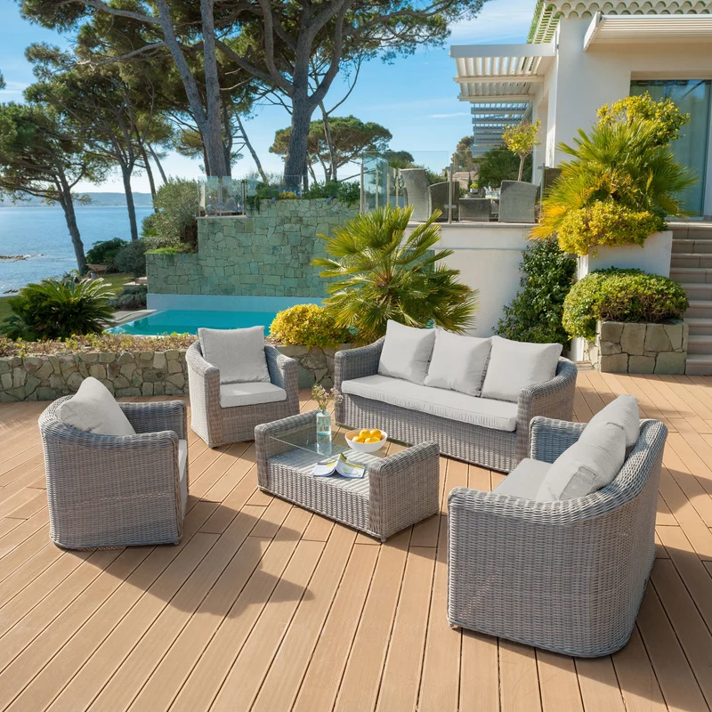 Coussins de remplacement pour salon de jardin Calvi 5 places