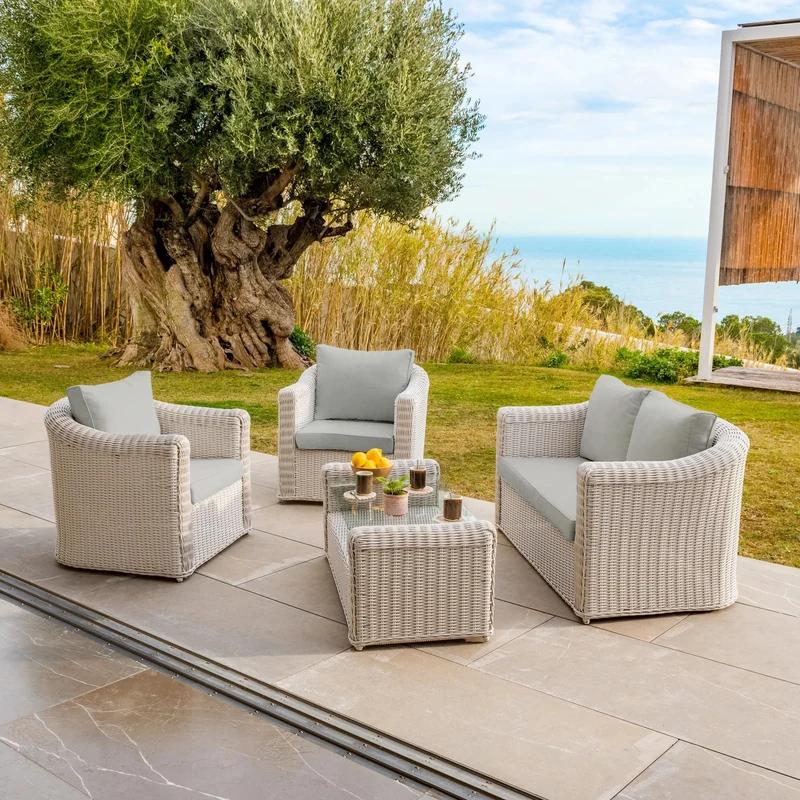 Coussins de remplacement pour salon de jardin Calvi 4 places