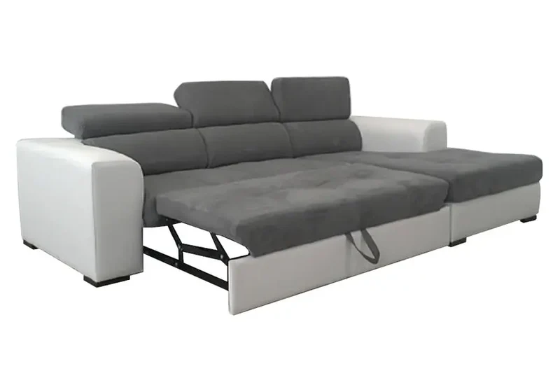 Canapé d'angle modulable convertible anthracite - Confo