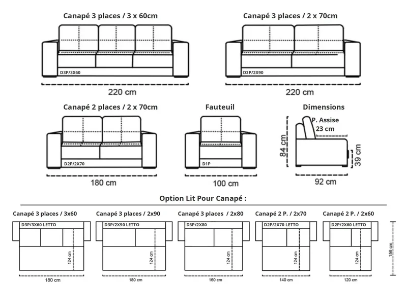Canapé d'angle modulable convertible gris - Alex