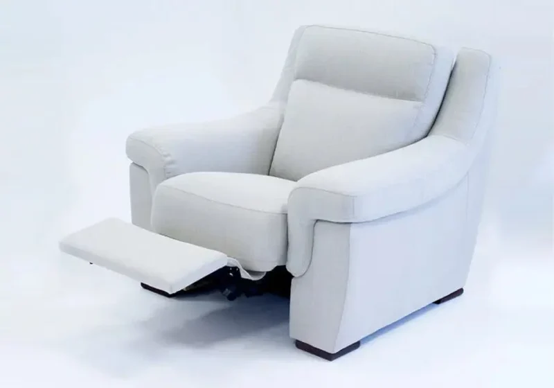 Canapé relax modulable en cuir marron foncé - Cloé