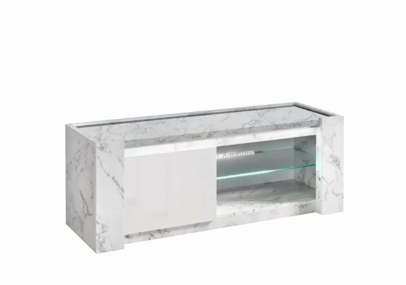 Meubles de séjour laquée led VITTORIA bianca