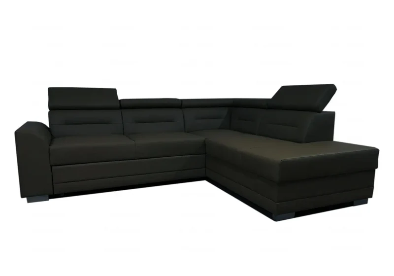 Canapé angle design gris - Tara
