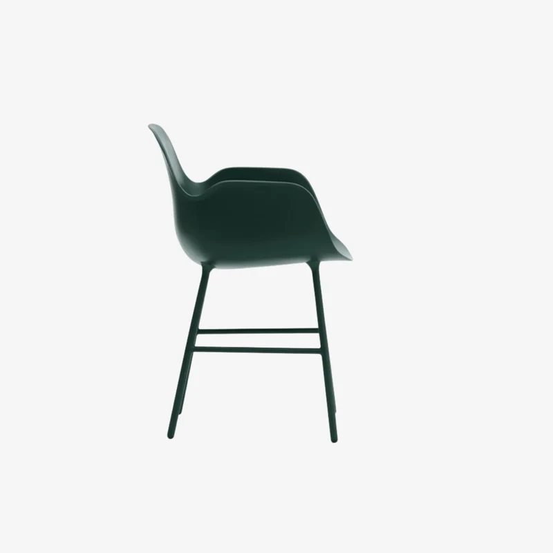 FORM - Fauteuil pieds acier peint