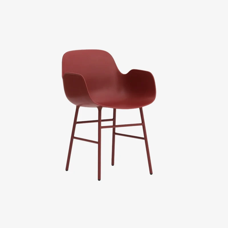 FORM - Fauteuil pieds acier peint