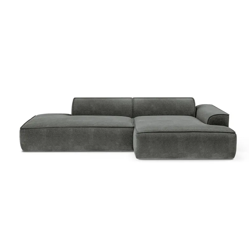 Canapé angle droit 260cm MIA Tissu Tramé