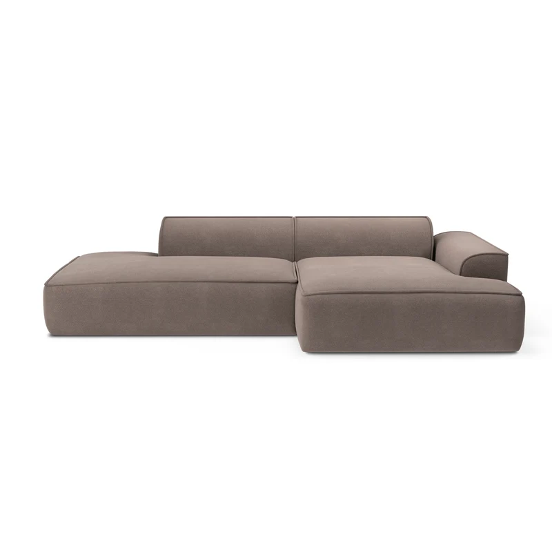 Canapé angle droit 260cm MIA Tissu Tramé