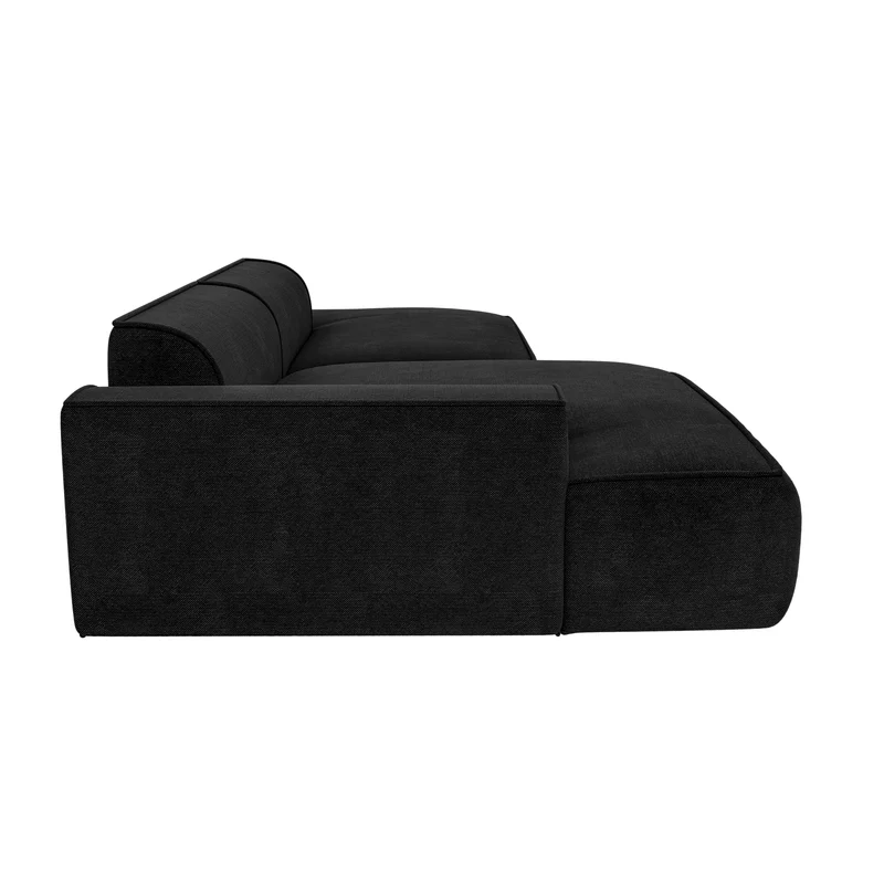 Canapé angle gauche 300cm MIA Tissu Tramé