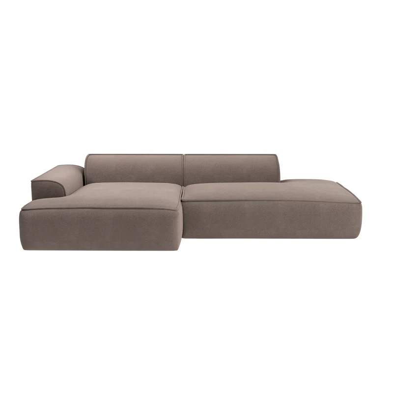 Canapé angle gauche 300cm MIA Tissu Tramé
