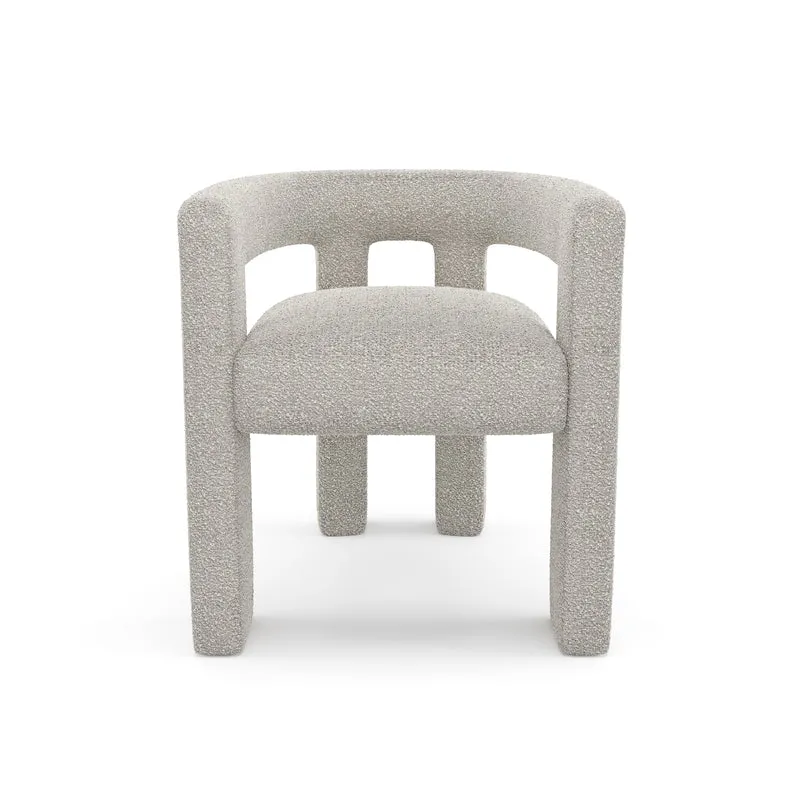 Fauteuil de salle à manger CELIA Bouclette