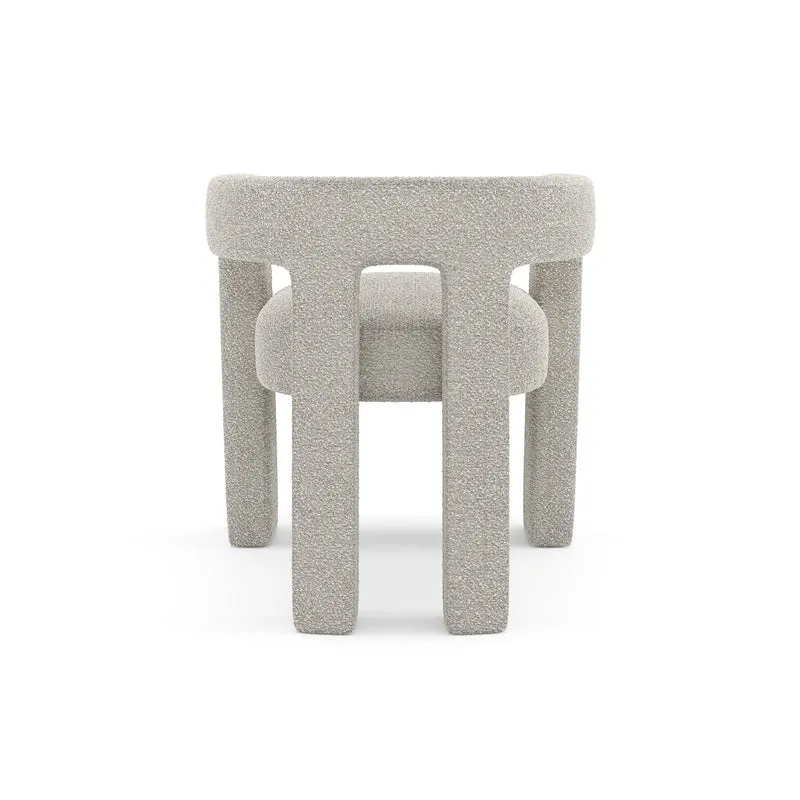 Fauteuil de salle à manger CELIA Bouclette