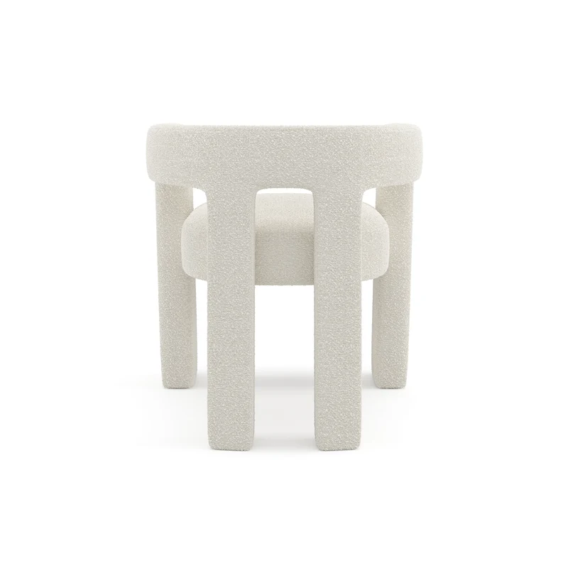 Fauteuil de salle à manger CELIA Bouclette