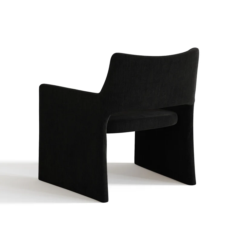 Chaise ZOE Tissu tramé toucher doux