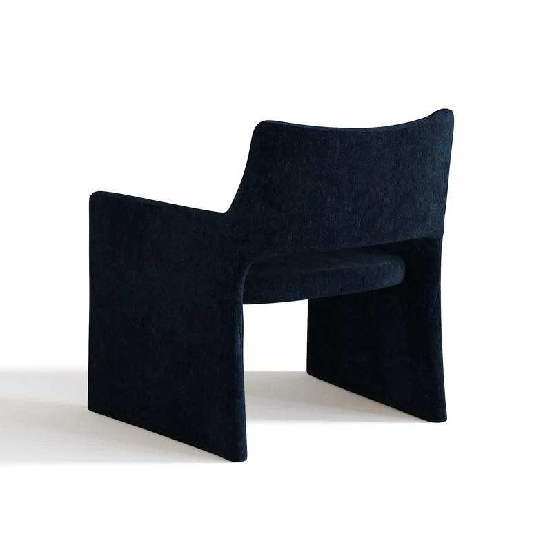 Chaise ZOE Tissu tramé toucher doux