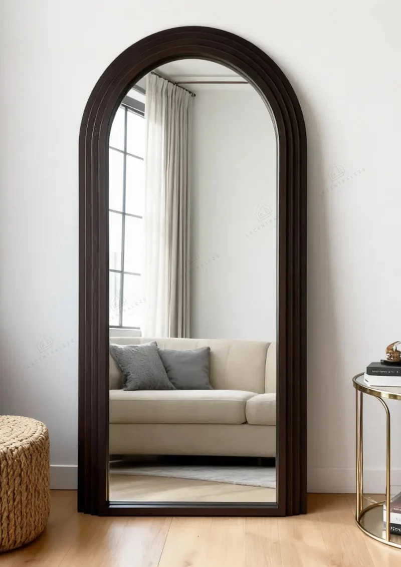 Miroir - Noyer en Arc - Bali