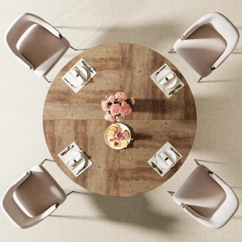 Table de salle à manger Jacinthe — finition noir, métal, ronde