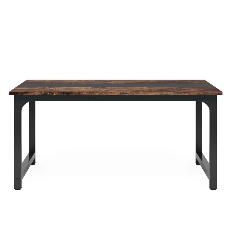 Table de salle à manger Gabriel — style industriel, rectangulaire