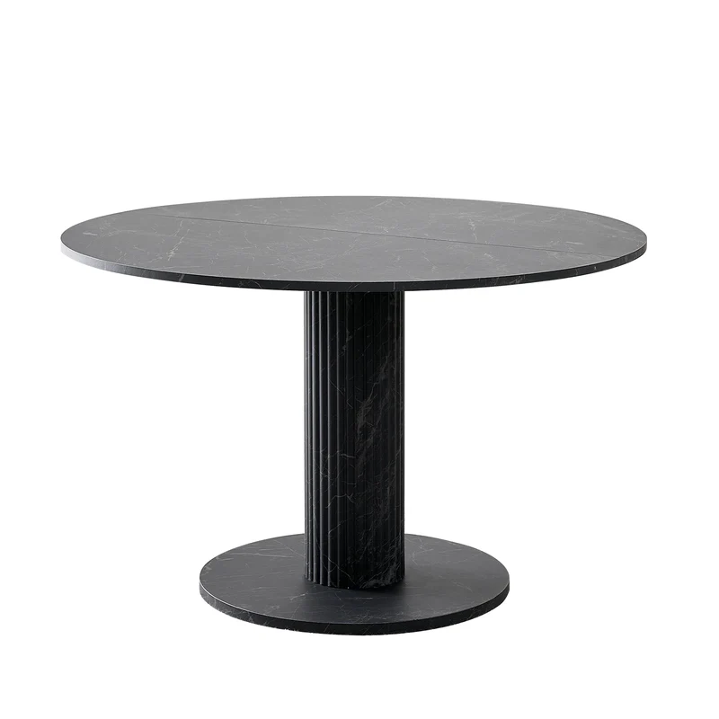 Table de salle à manger Fanny — bois massif, design contemporain, ronde