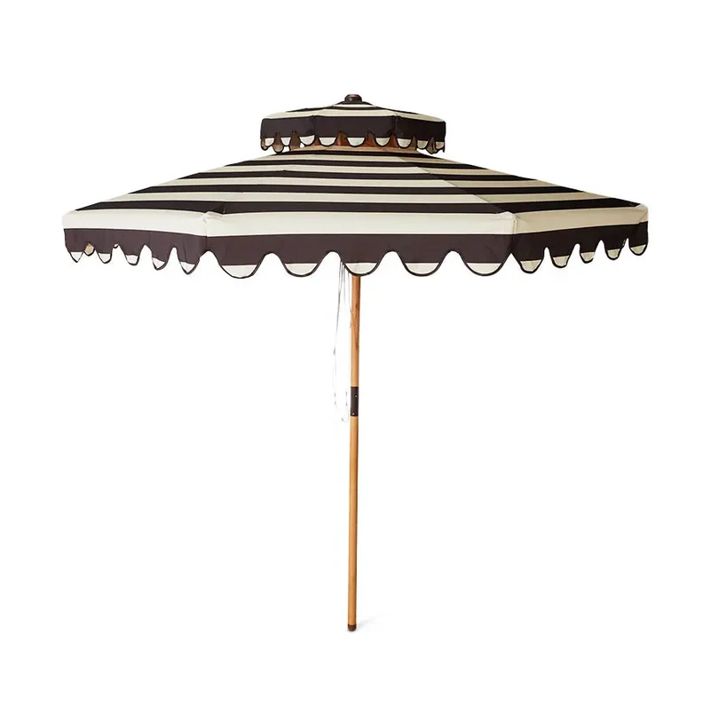 Parasol rayé stracciatella