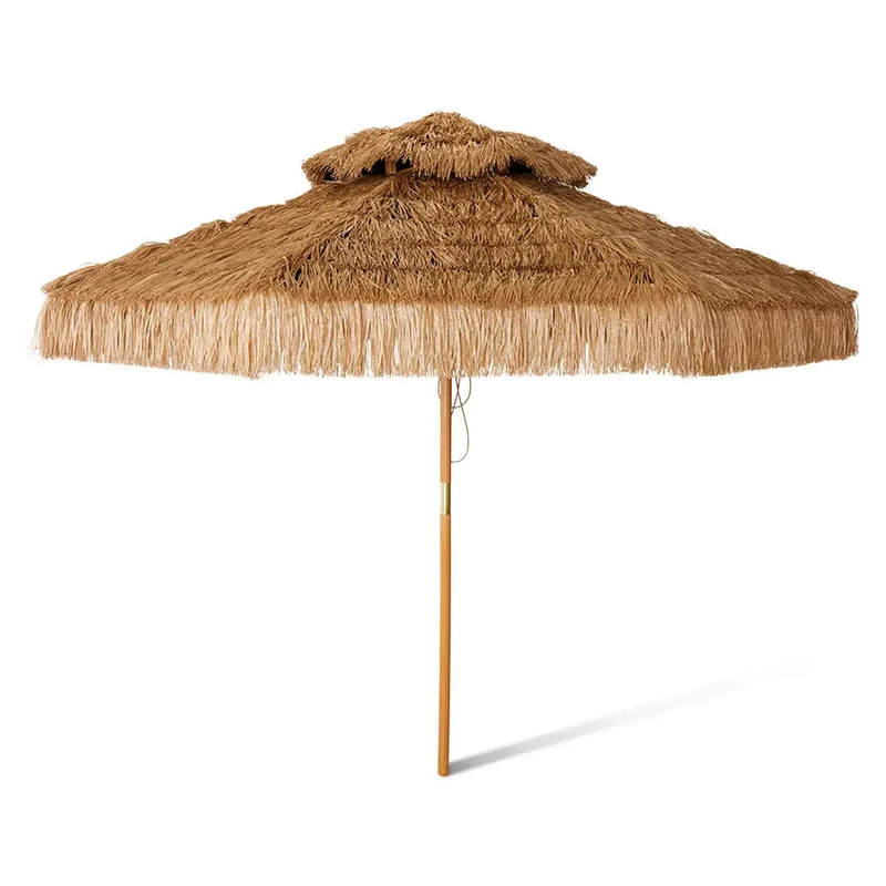 Parasol en raffia