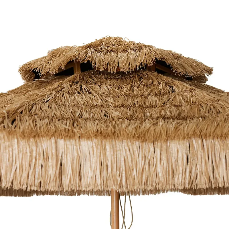 Parasol en raffia