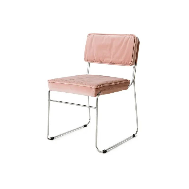 chaise endless velours rose ( (lot de 2)