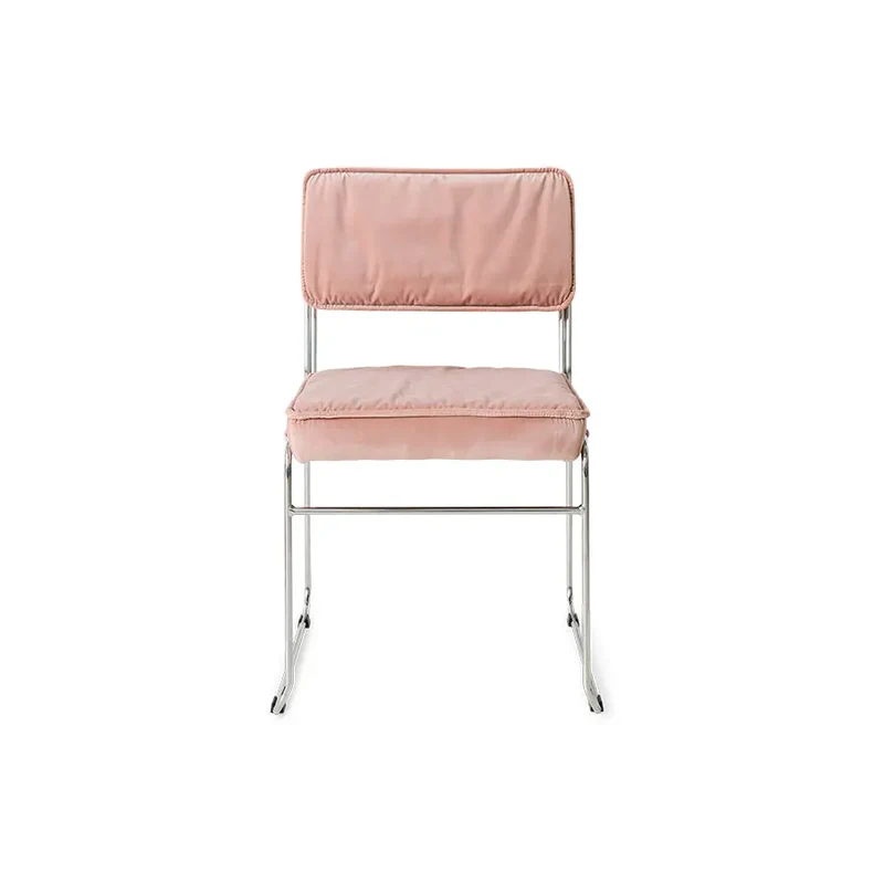 chaise endless velours rose ( (lot de 2)