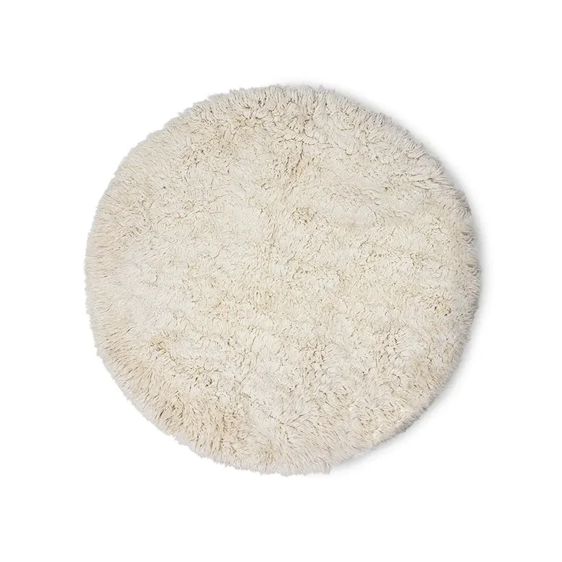 Tapis Fluffy rond