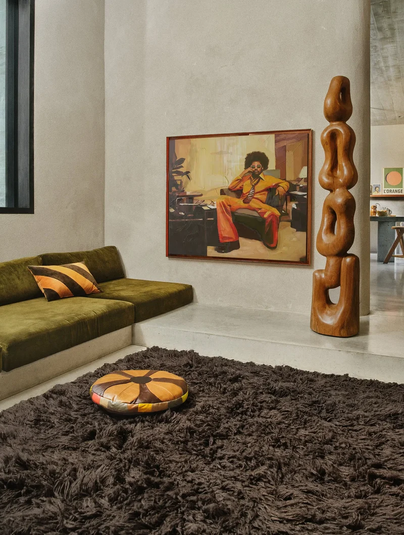 Tapis Fluffy expresso