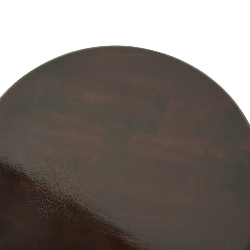 tabouret en bois burgundy