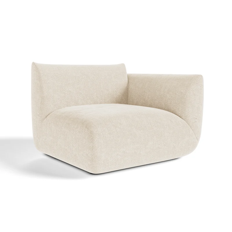 Module d'angle droit NOOMA velours chenillé