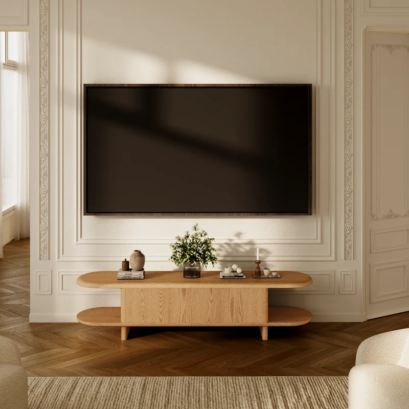 Meuble TV BOIA Noyer 180cm
