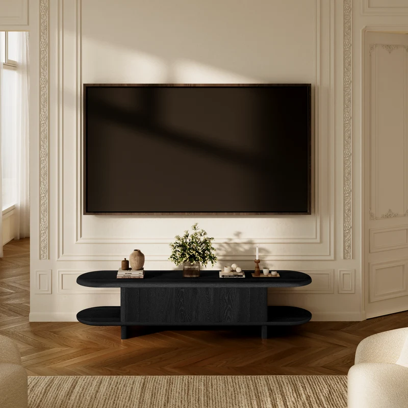 Meuble TV BOIA Noyer 180cm