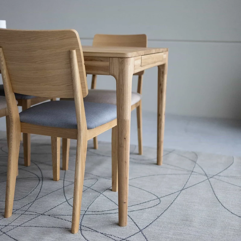 Table à manger extensible en chêne massif BERGAMO | NordicStory