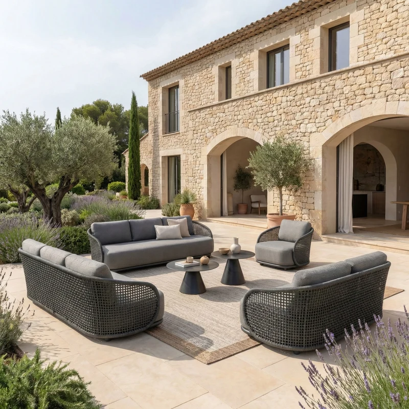 Canapé de jardin 2 places Riviera