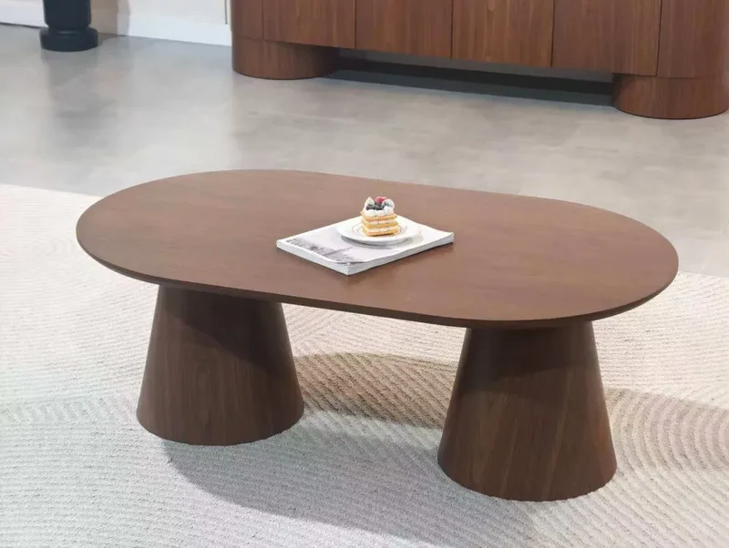 Table basse - Effet Noyer - Iconic