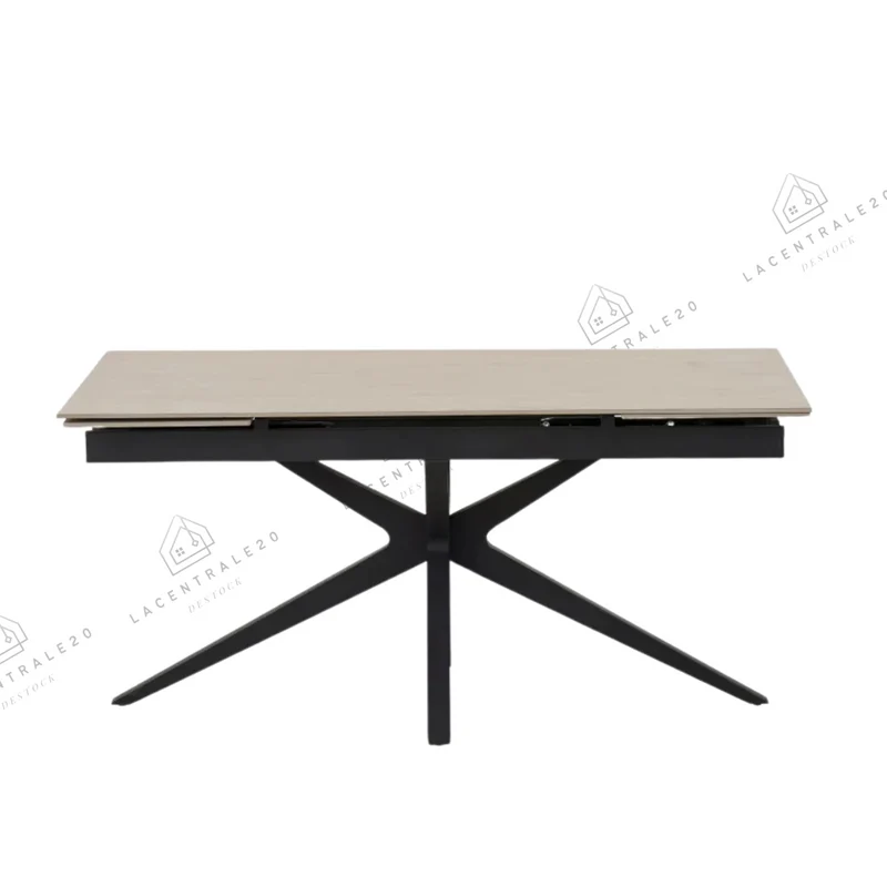 Table à manger - extensible - travertin Mat - Tania