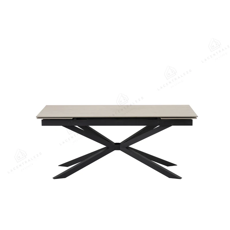 Table à manger - Extensible - Céramique travertin - Nana