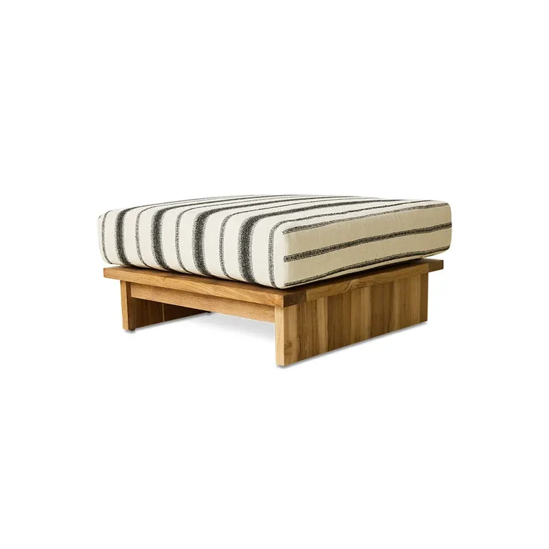 Pouf Outdoor en Teck